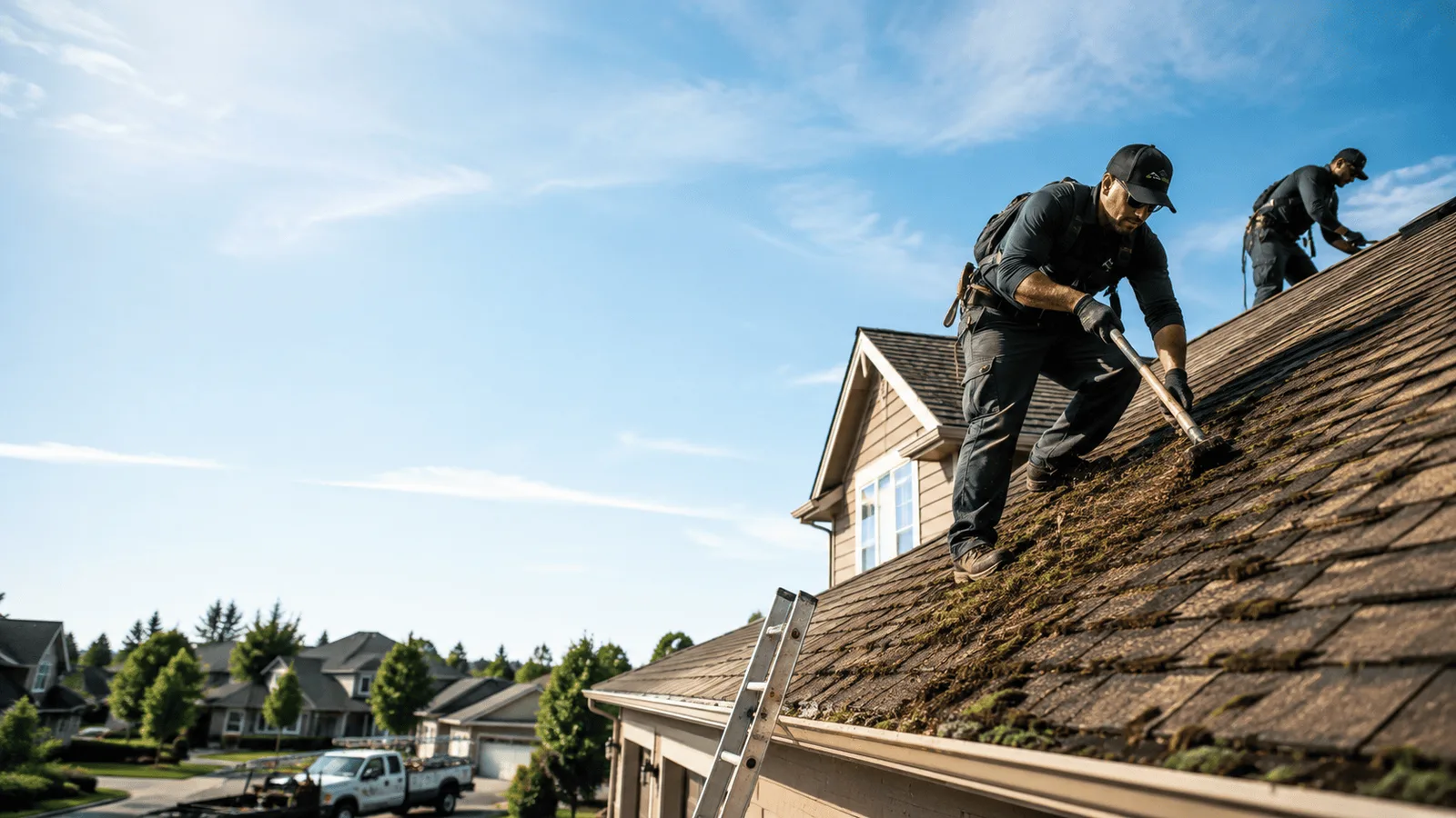 Roof Moss Removal in Burton, WV near me